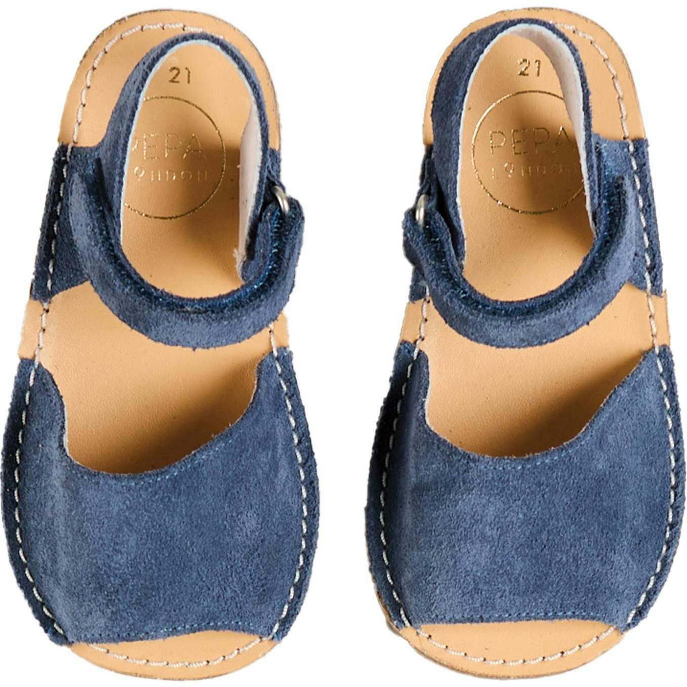 Open Toe Suede Sandals in Pink (21-30EU)