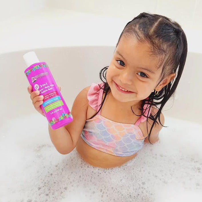 Shimmer Lotion & 3-in-1 Shampoo + Body Wash + Bubble Bath Bundle