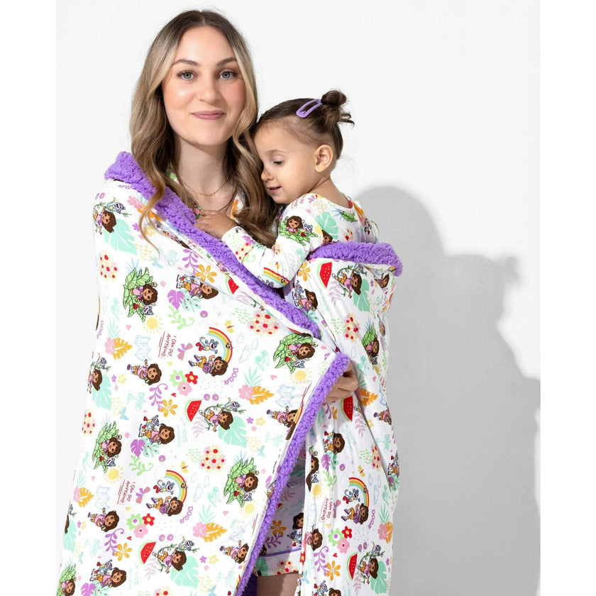 Dora: Tropical Dreams Bamboo Sherpa Blanket