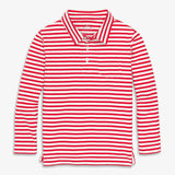 Kids long sleeve polo in stripe