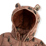 Lightweight Down Hooded Jumpsuit