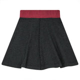 Ribbed Flare Skirt