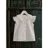 Nicky Hilton x La Coqueta Ivory Bow Olivia Girl Shirt