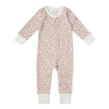 Organic 2-Way Zip Romper - Wild Petal