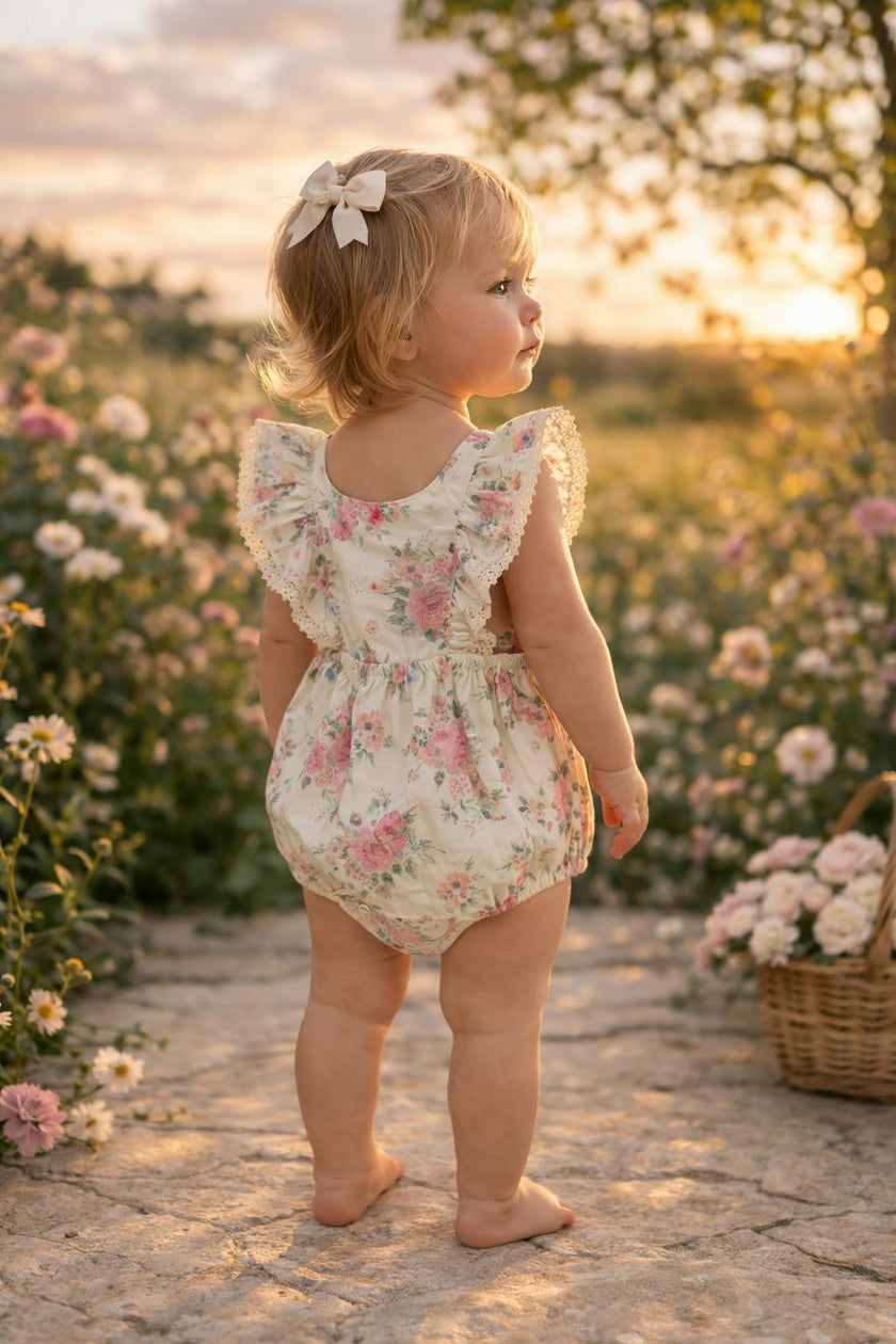 Cottage Rose Romper