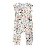 Baby Girl Short Sleeve Pant Romper