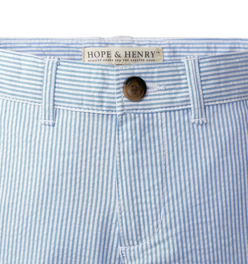 Organic Seersucker Suit Pant