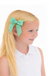 Seersucker Hair Bow