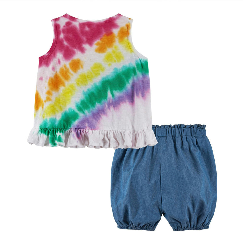 Baby Rainbow Top and Short Set