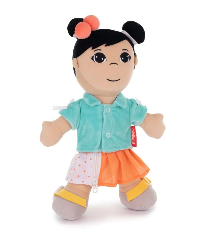 Washable Diversity Fastening Doll