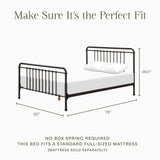 Winston Full Bed in Vintage Iron
