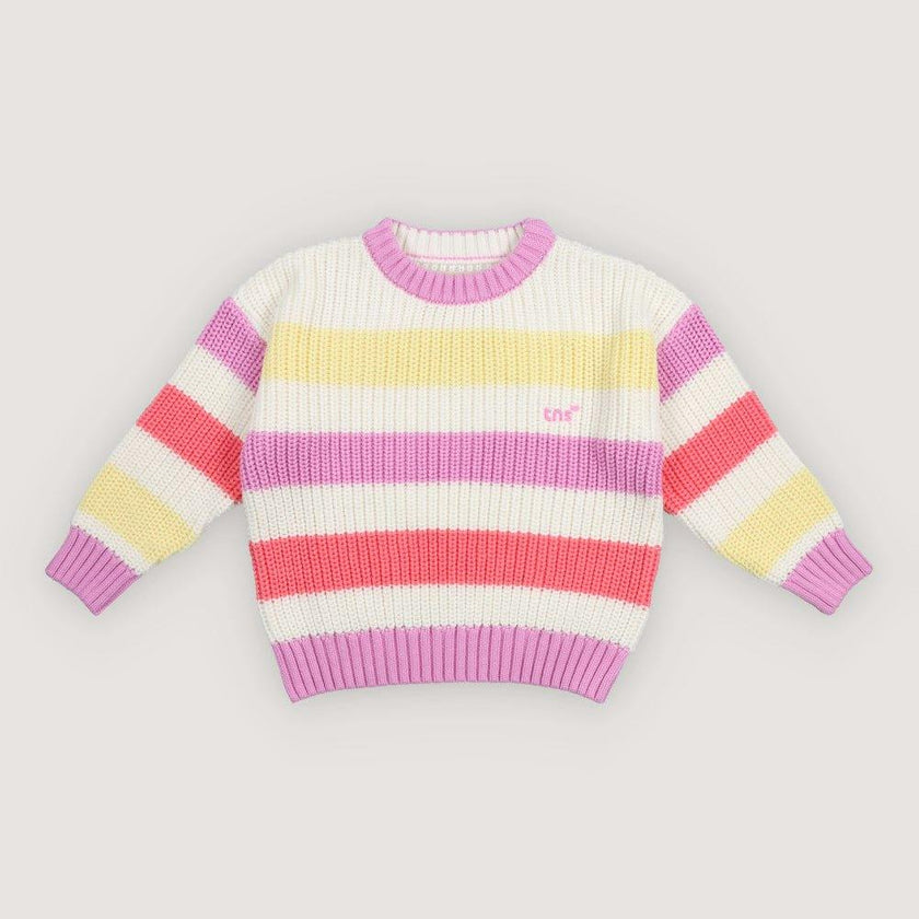 Celosia Jumper Pink Lavander Stripes