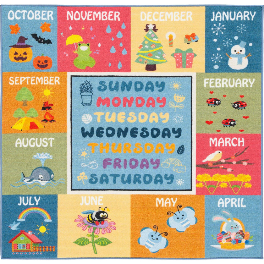Kids Playhouse Holly Rug, Blue