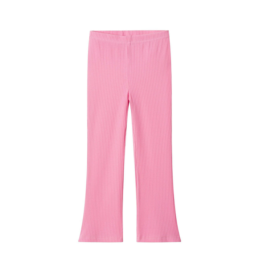 Girls Sweater & Flare Legging Set | Checkered Heart - Pink