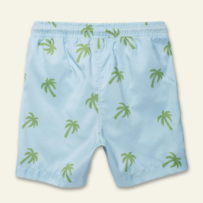 Recycled Palm Tree Swim Trunk