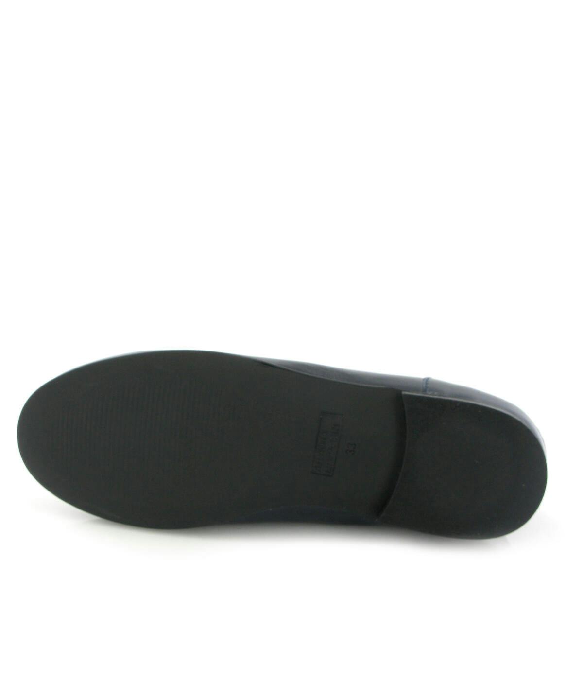 Teresa Buckle - navy blue smooth