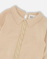 3/4 Sleeve Knitted Sweater