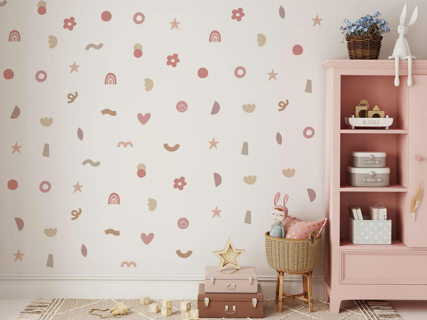 Peel & Stick Fabric Wall Stickers