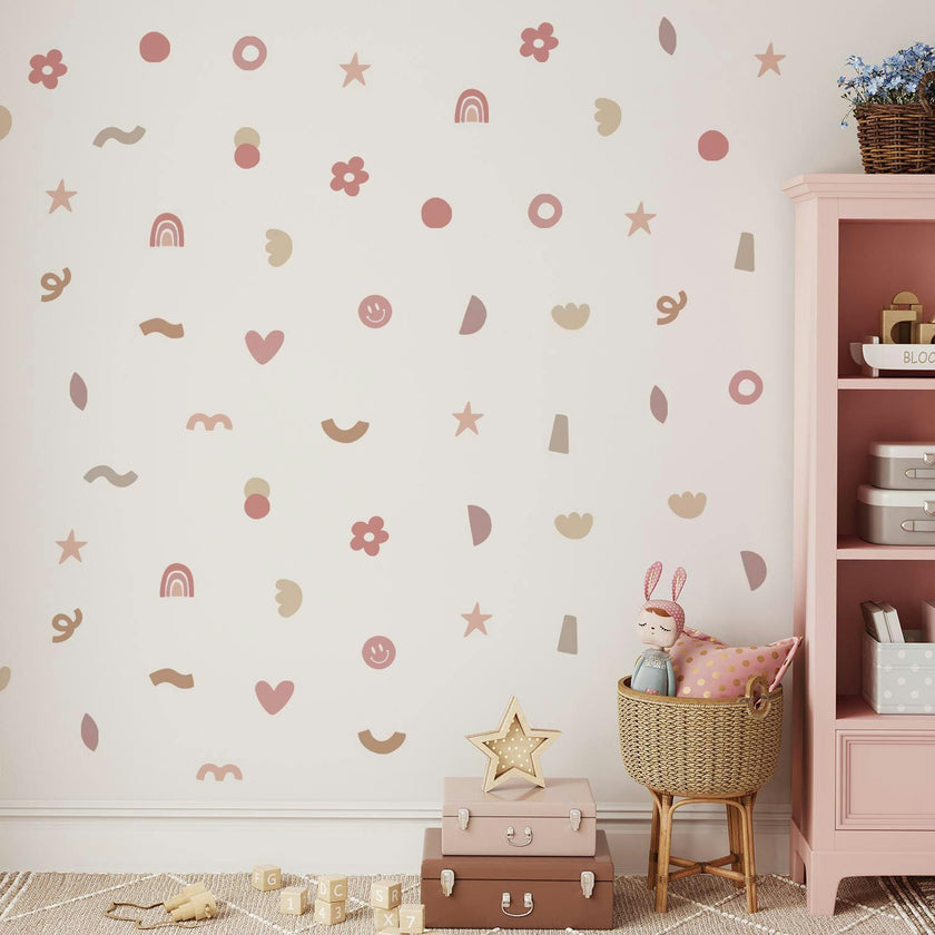 Peel & Stick Fabric Wall Stickers