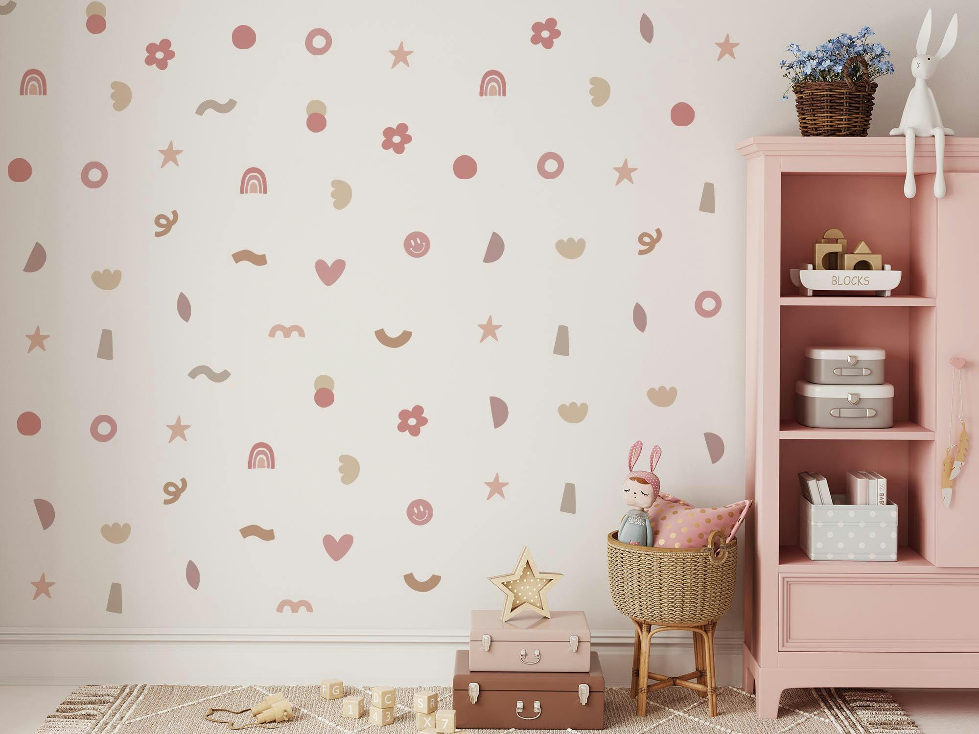 Peel & Stick Fabric Wall Stickers