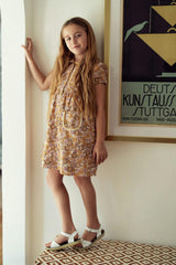 Contrast Ruffle Trim Dress