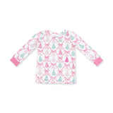 Bow Trellis Tree - Long Sleeve Loungewear Set