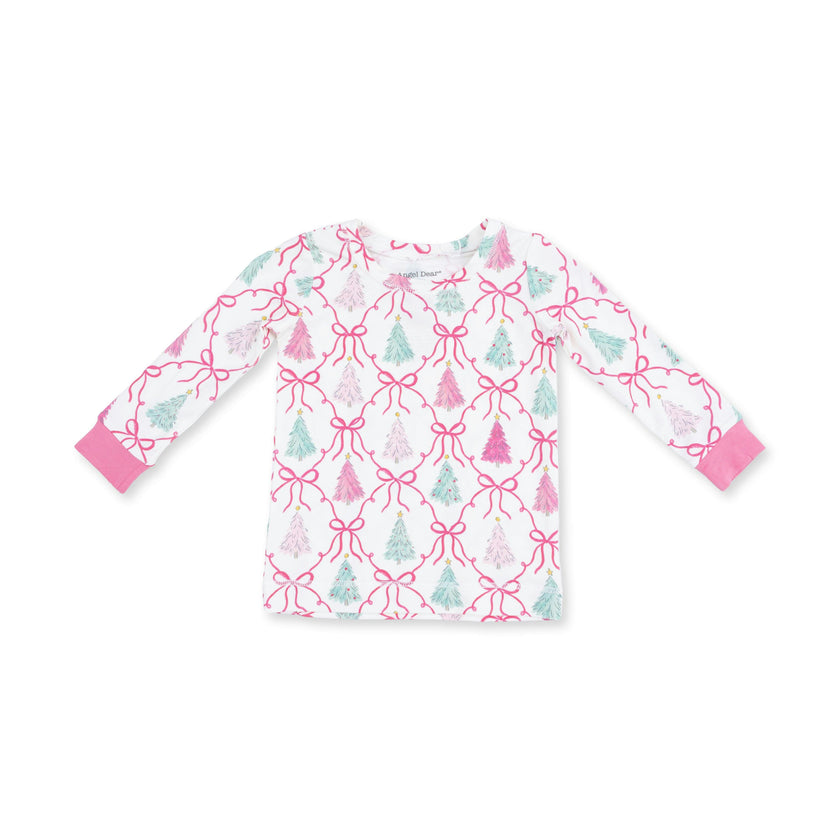 Bow Trellis Tree - Long Sleeve Loungewear Set