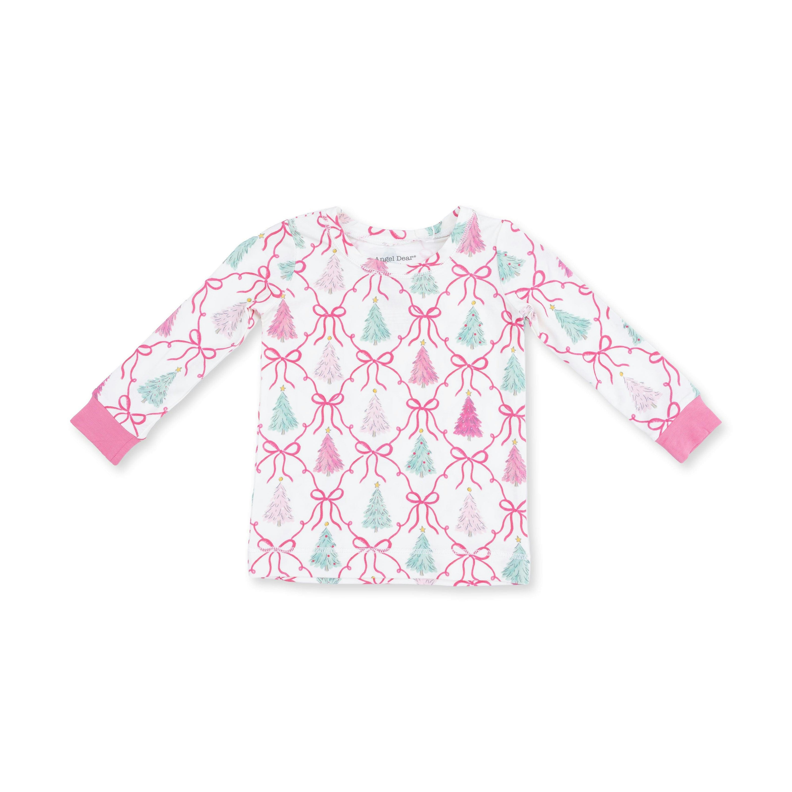Bow Trellis Tree - Long Sleeve Loungewear Set