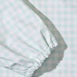 Magnetic Long Sleeve Bib - Mint Check