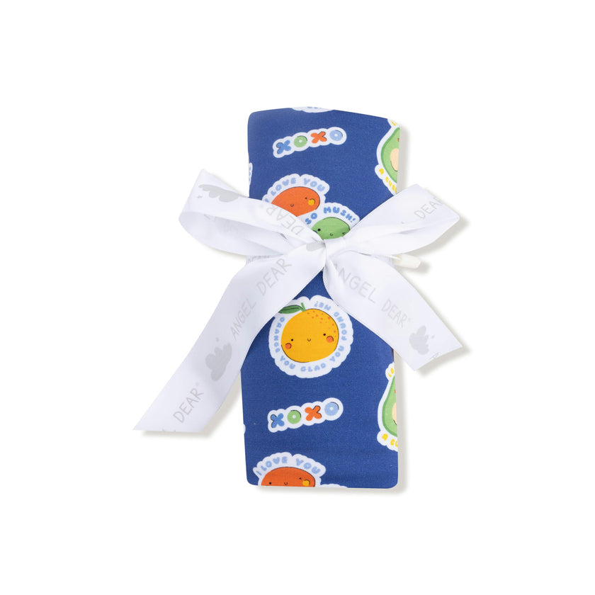 My Funny Valentine - Blue - Swaddle Blanket