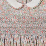 Hand-Smocked Girls Dress - Fiona