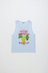 UVAS TANK TOP LIGHT BLUE