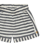 Kaatio Shorts | Blue Marine - White Striped