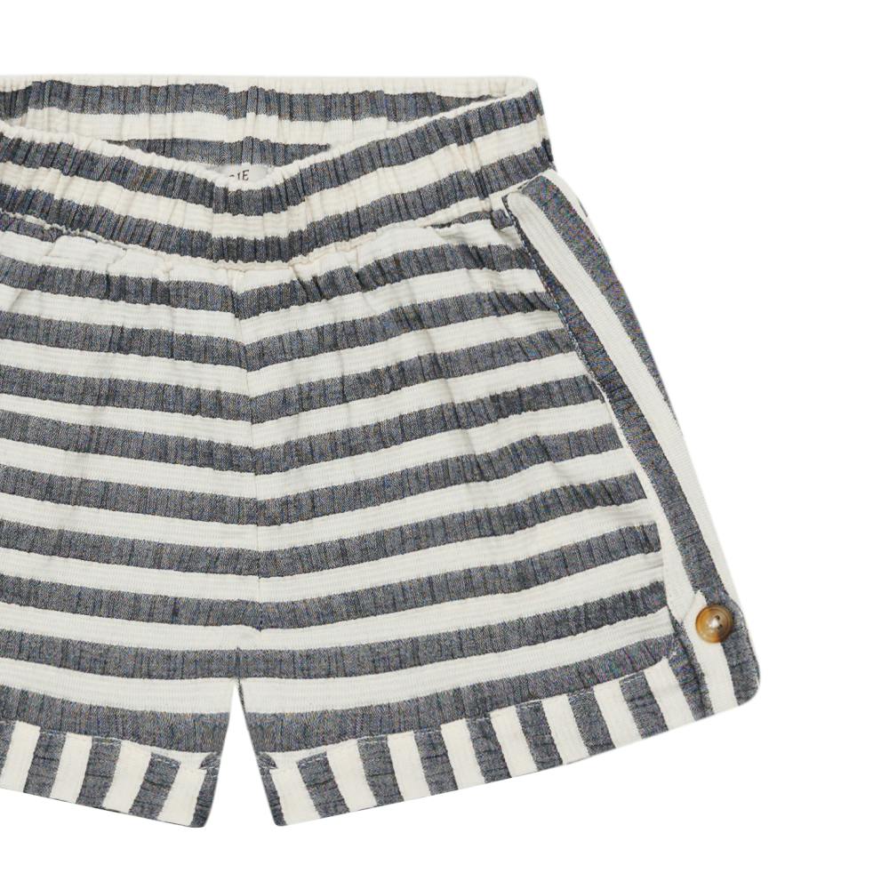 Kaatio Shorts | Blue Marine - White Striped