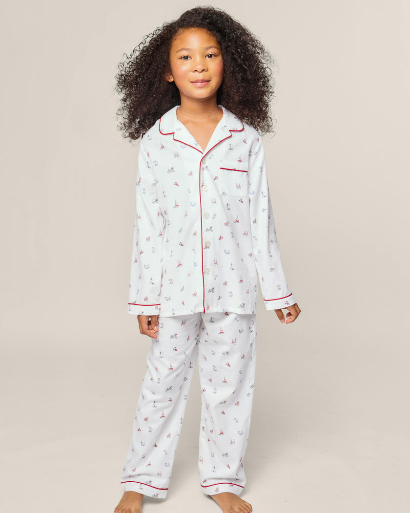 Kid's Twill Pajama in Coastal Charms