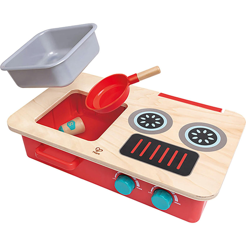 Cook & Create Countertop Kitchen Playset - Wooden Sounds Toy