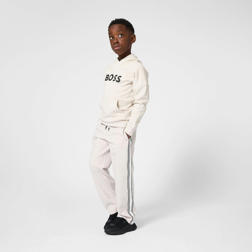 Ivory Logo Hoodie