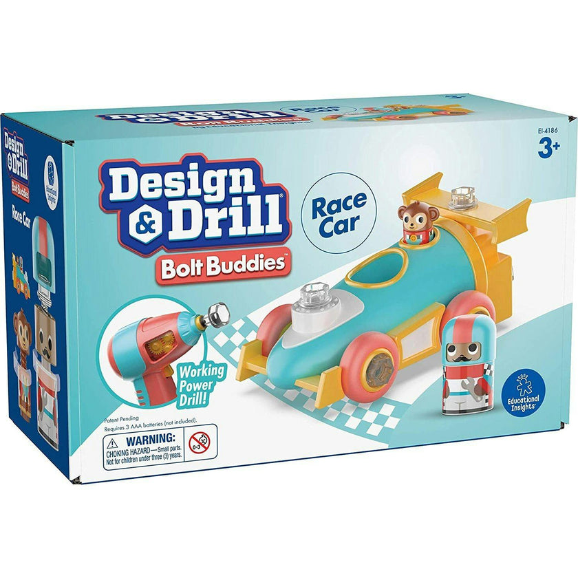 Design & Drill® Bolt Buddies™ Race Car