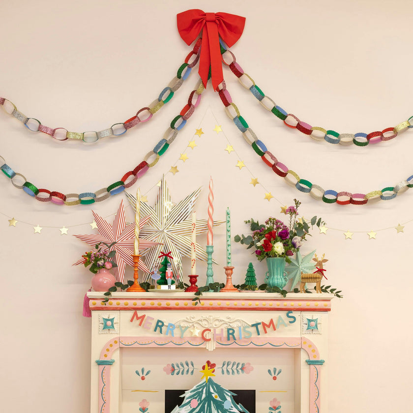 Glitter Paper Chains