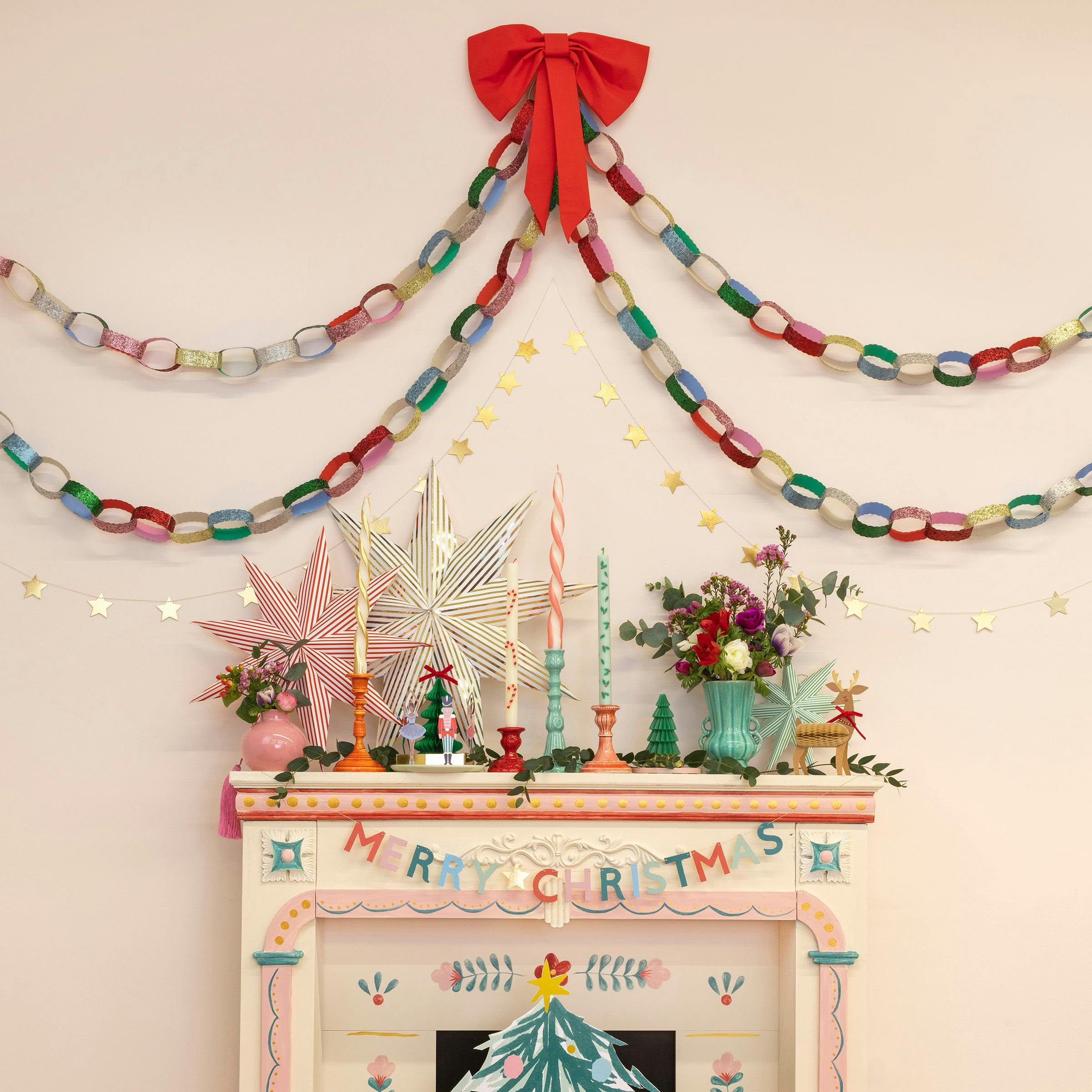 Glitter Paper Chains