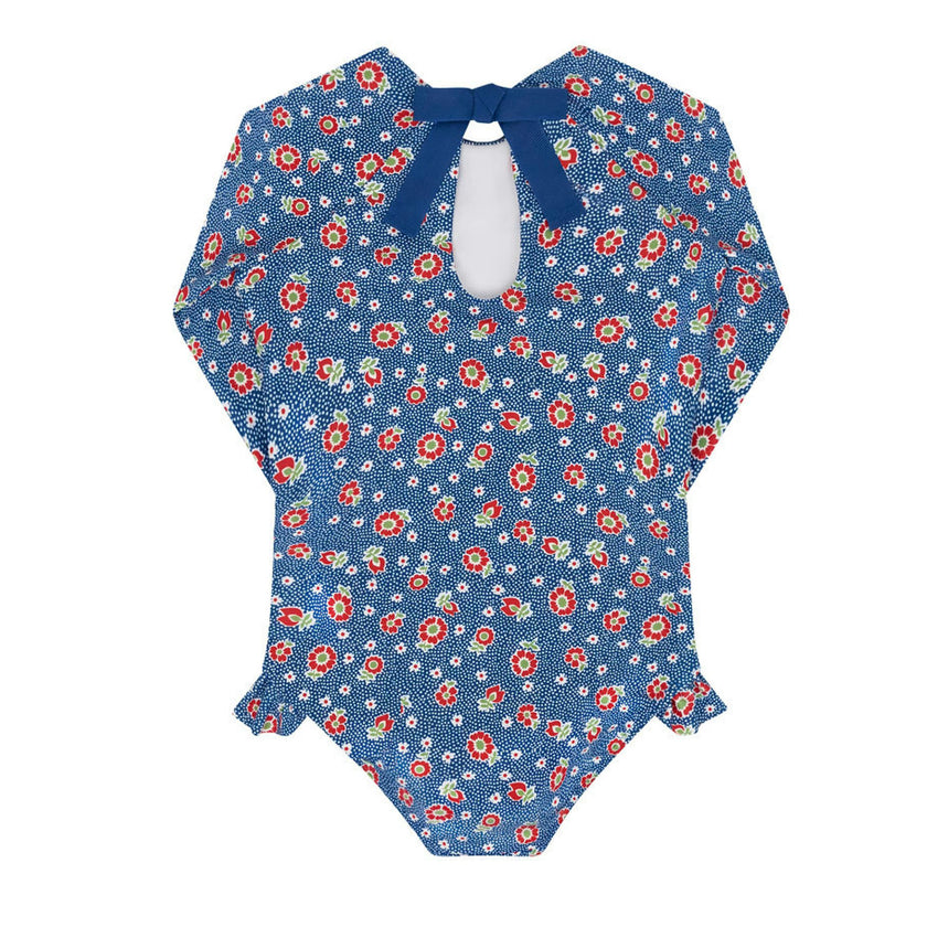 girls chatham floral rashguard one piece