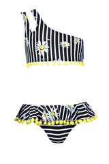 Ivory Sleeveless Two-Piece Bikini