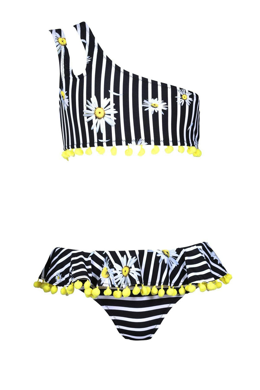 Ivory Sleeveless Two-Piece Bikini