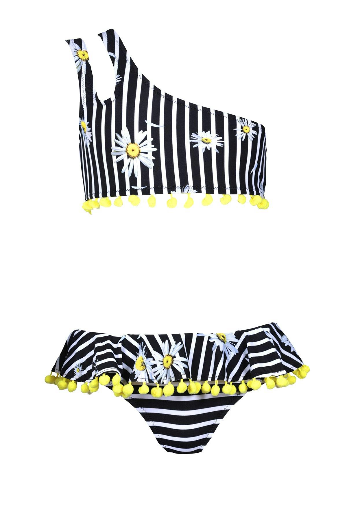 Ivory Sleeveless Two-Piece Bikini