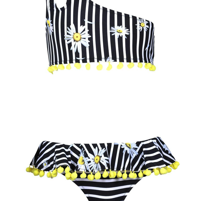 Ivory Sleeveless Two-Piece Bikini