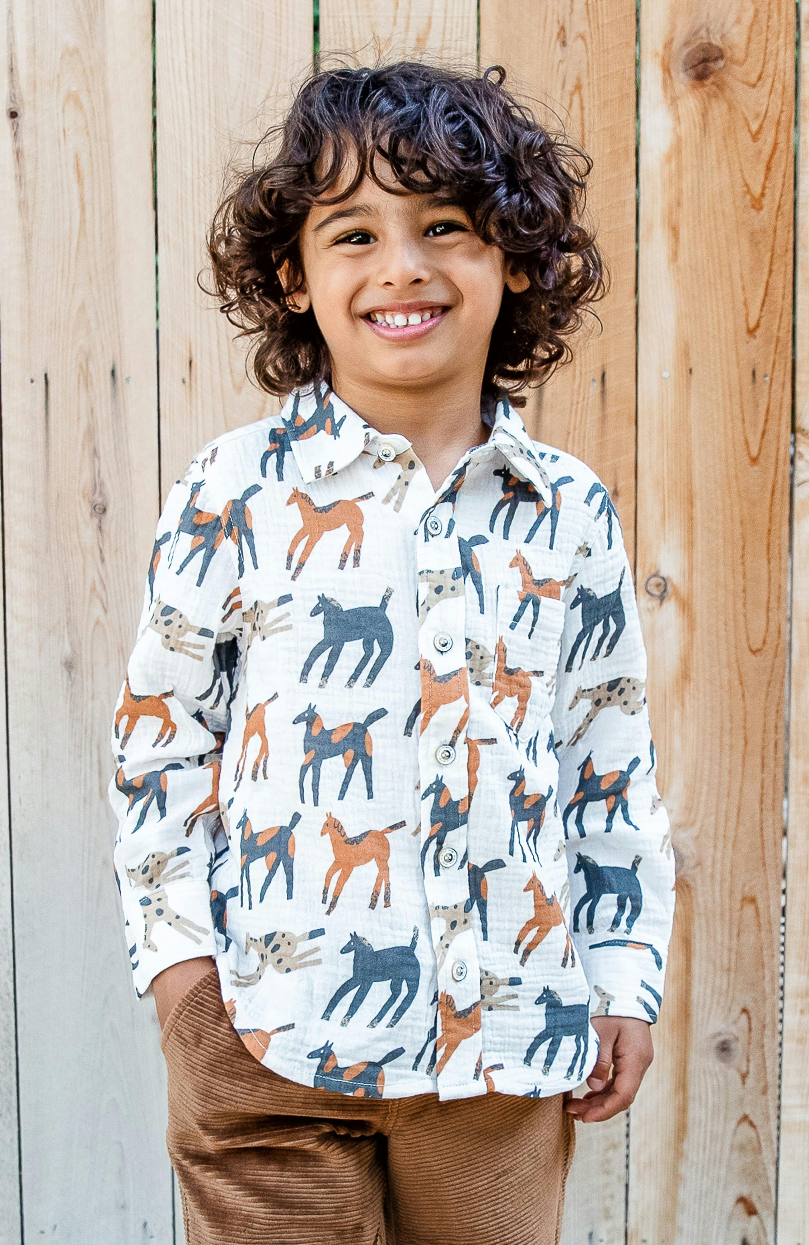 Giddy-Up Jacob Jacob Buttondown Shirt