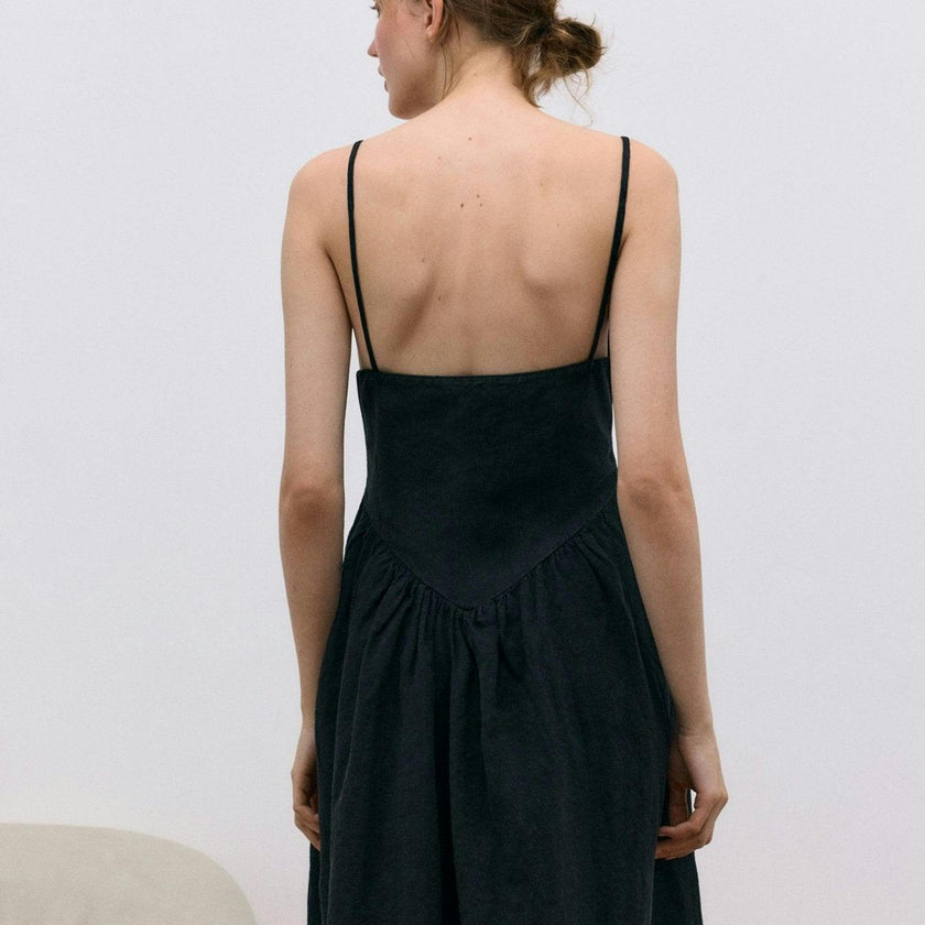 Lippia Woman Dress Midnight Black