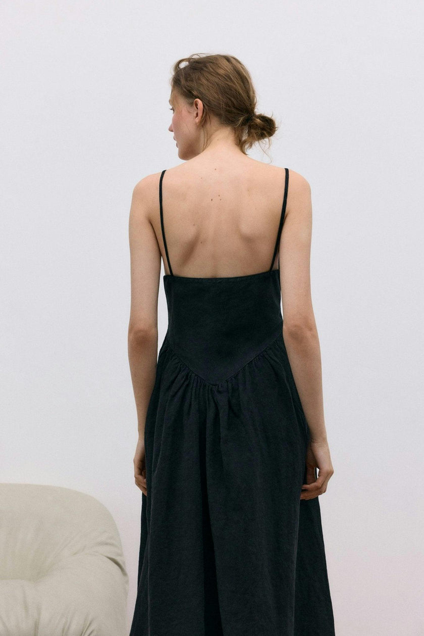 Lippia Woman Dress Midnight Black