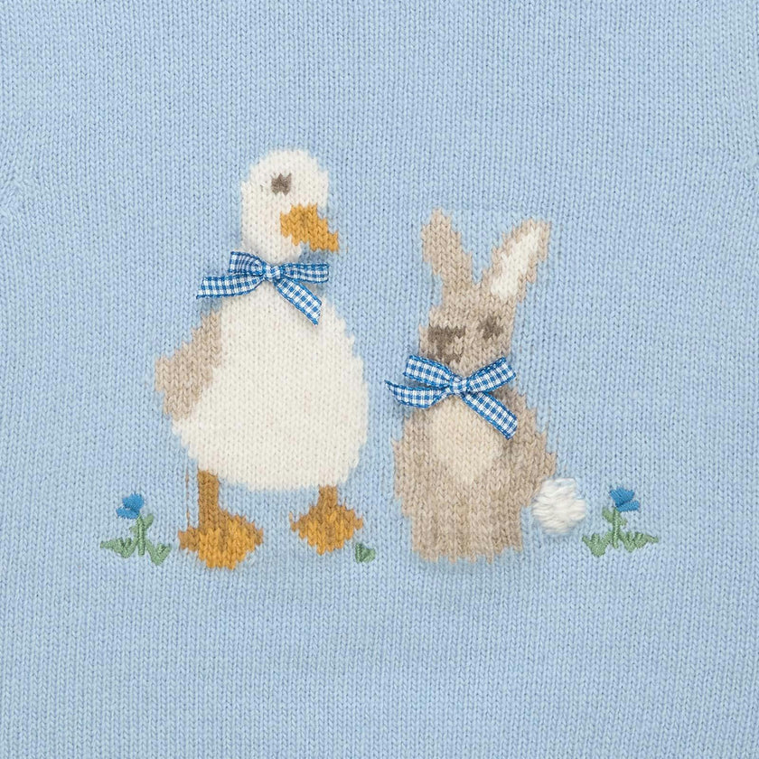 Baby Duck & Bunny Sweater