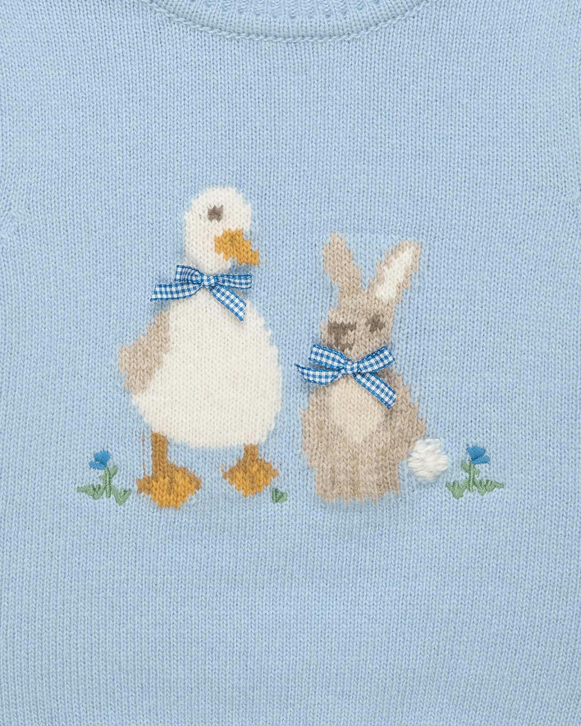 Baby Duck & Bunny Sweater